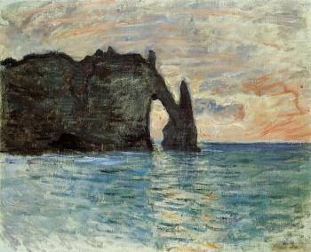 尅勞德 莫奈 The Cliff at Etretat